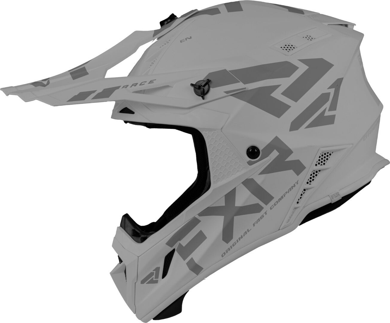 FXR Helium Prime 2023 Motocross Helm grau S (55/56) Abbildung 2