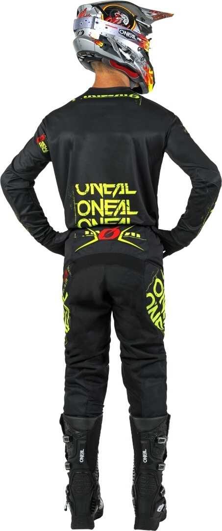 Oneal Element Static Pantaloni da motocross nero/neon 32 Figura 4