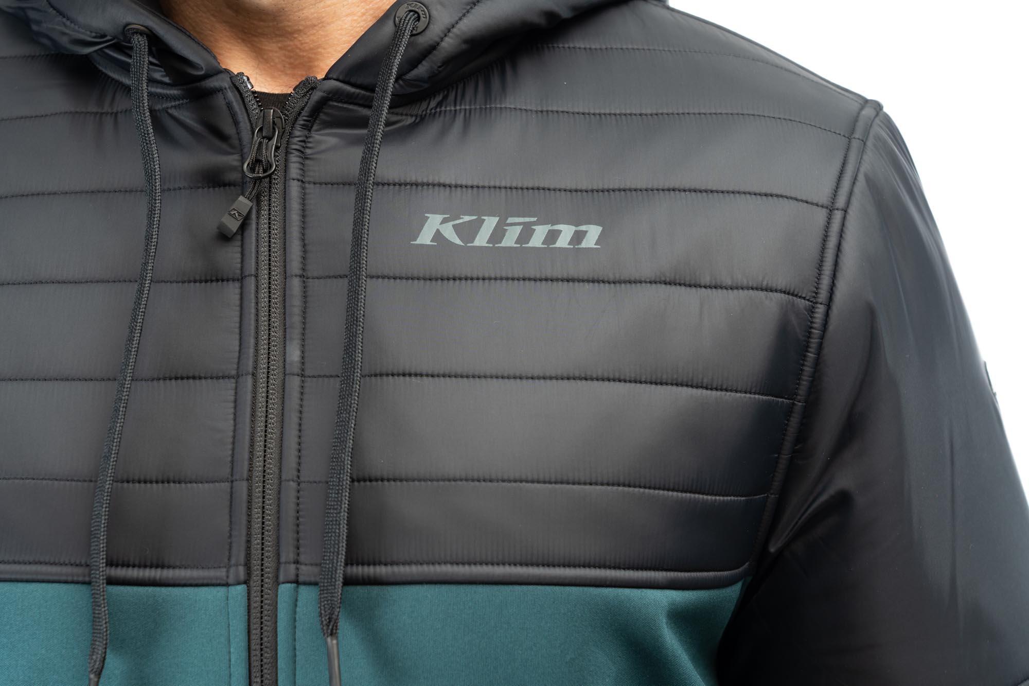 Klim Tamarack Cappuccio con zip nero/turchese 2XL Figura 4