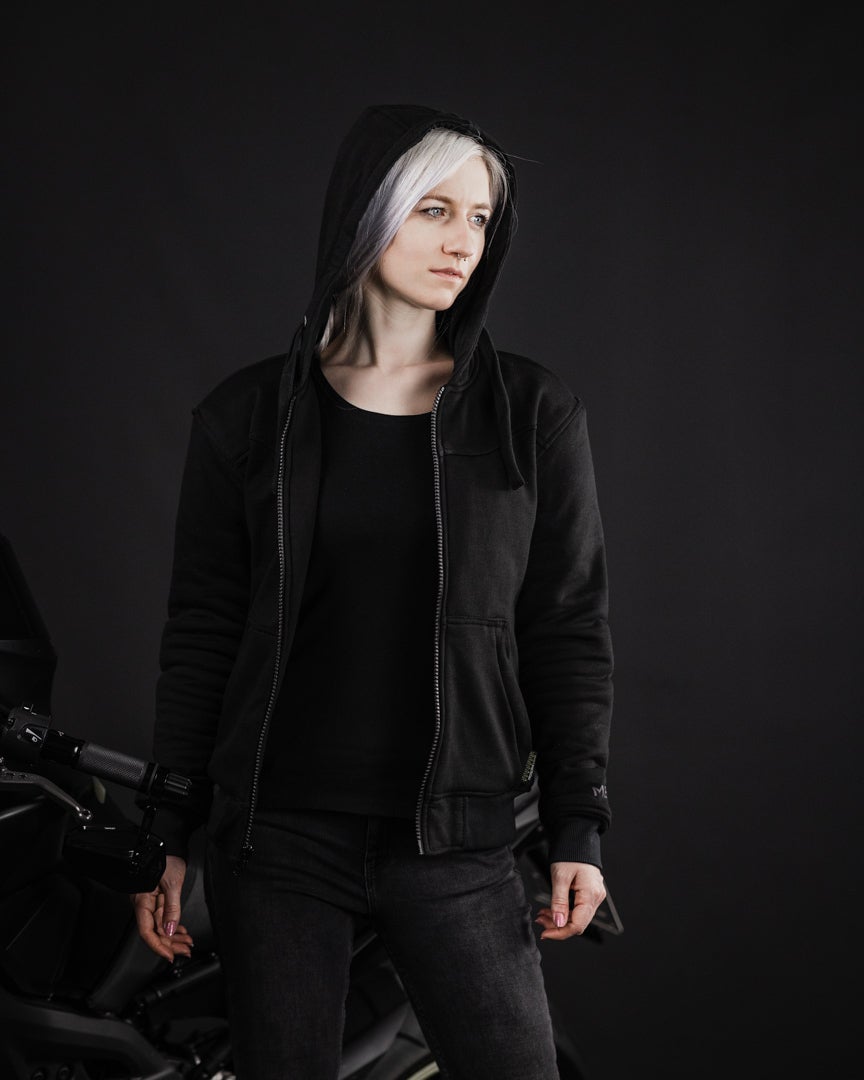 Merlin Vixen Giacca con cappuccio donna Con zip nero XXL Figura 2