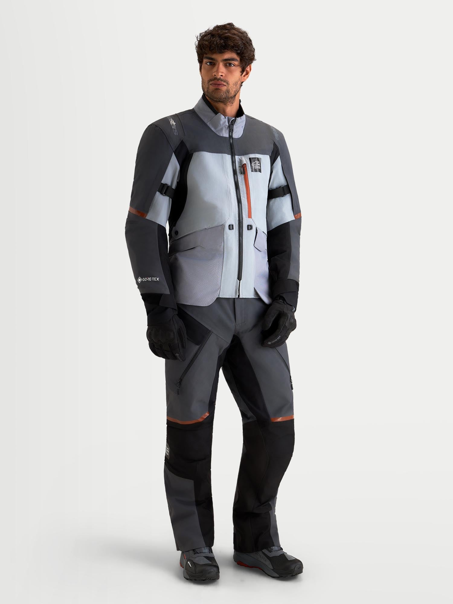 Alpinestars ST-7 V2 2L Gore-Tex Jachetă textilă impermeabilă pentru motociclete gri/negru XL Figura 14