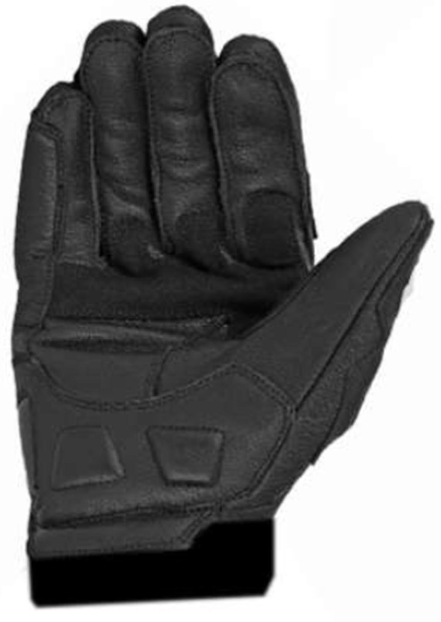 Arlen Ness Nerheg Motorcykelhandsker Sort/hvid L Figur 2