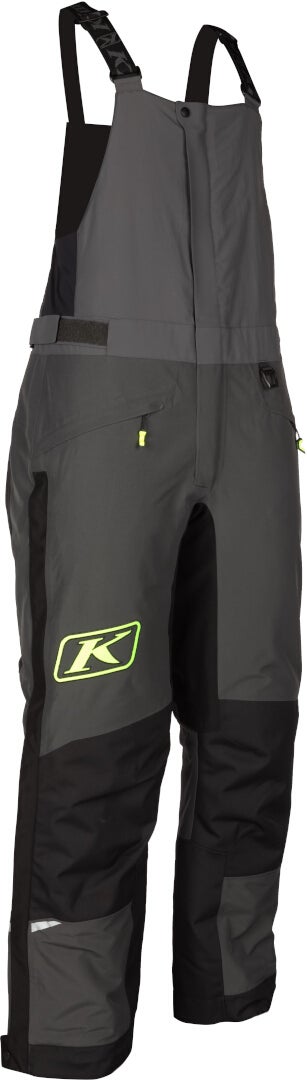 Klim Klimate 2022 Snescooter Bib Bukser grå/sort Short XL Figur 3