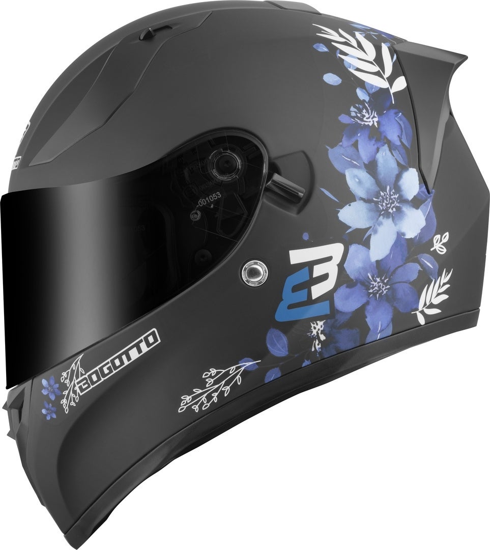 Bogotto H128 Fiori Helmet black/blue S (55/56) Figure 11