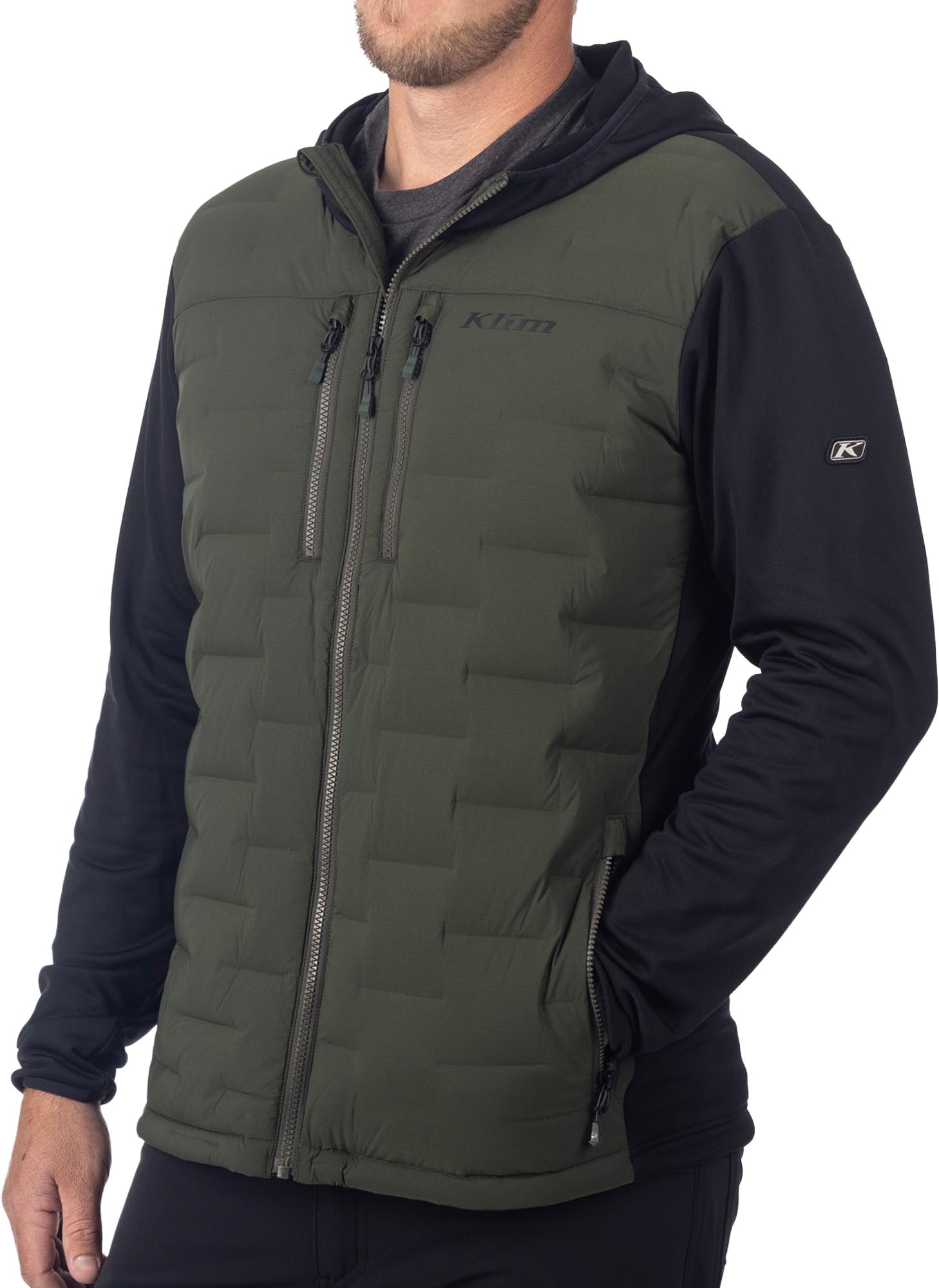 Klim Boulder Stretch Down Hybrid Jacket green/black S Figure 2