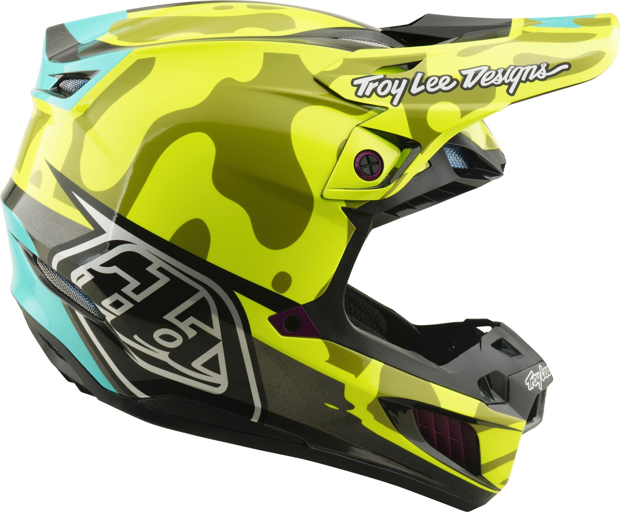 Troy Lee Designs SE5 Composite MIPS Myth Motocrosshelm neongeel XXL (62/63) Figuur 3