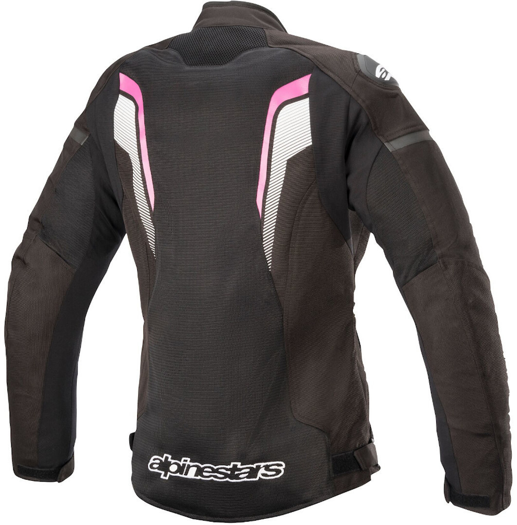 Alpinestars Stella T-GP Plus R V3 Air Jachetă textilă pentru motociclete pentru doamne Negru/Alb/Roz XS Figura 2