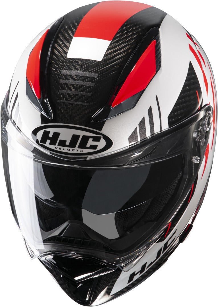HJC F70 Carbon Kesta Helm schwarz/weiß/rot S (55/56) Abbildung 3