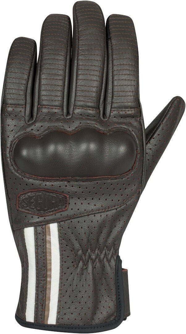 Segura Romeo Gants de moto perforés Marron/blanc XL Figure 2