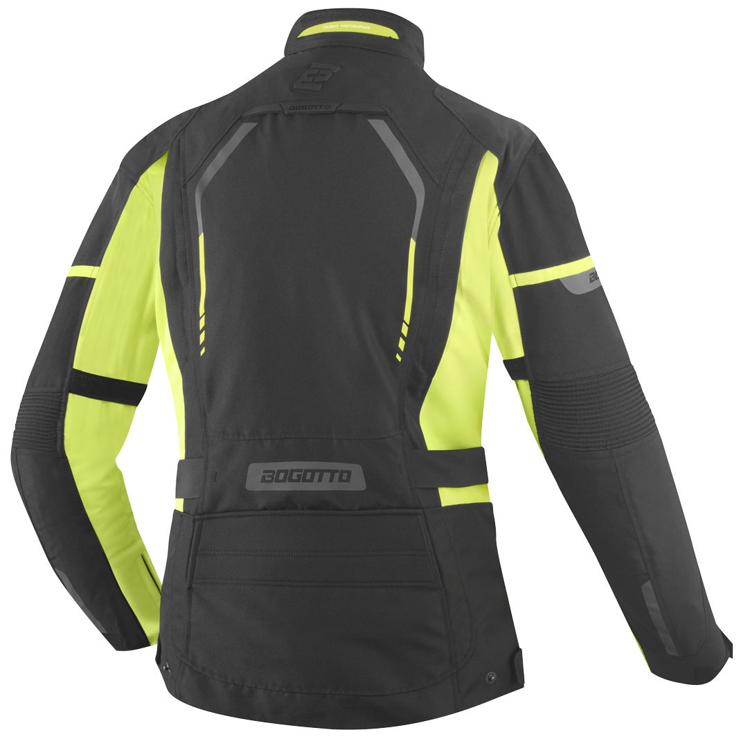 Bogotto Azury 2in1 imperméable dames moto textile veste noir/néon 4XL Figure 2