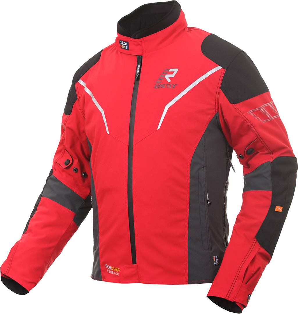 Rukka Elas Motorfiets textiel jas rood/zwart 60 Figuur 1