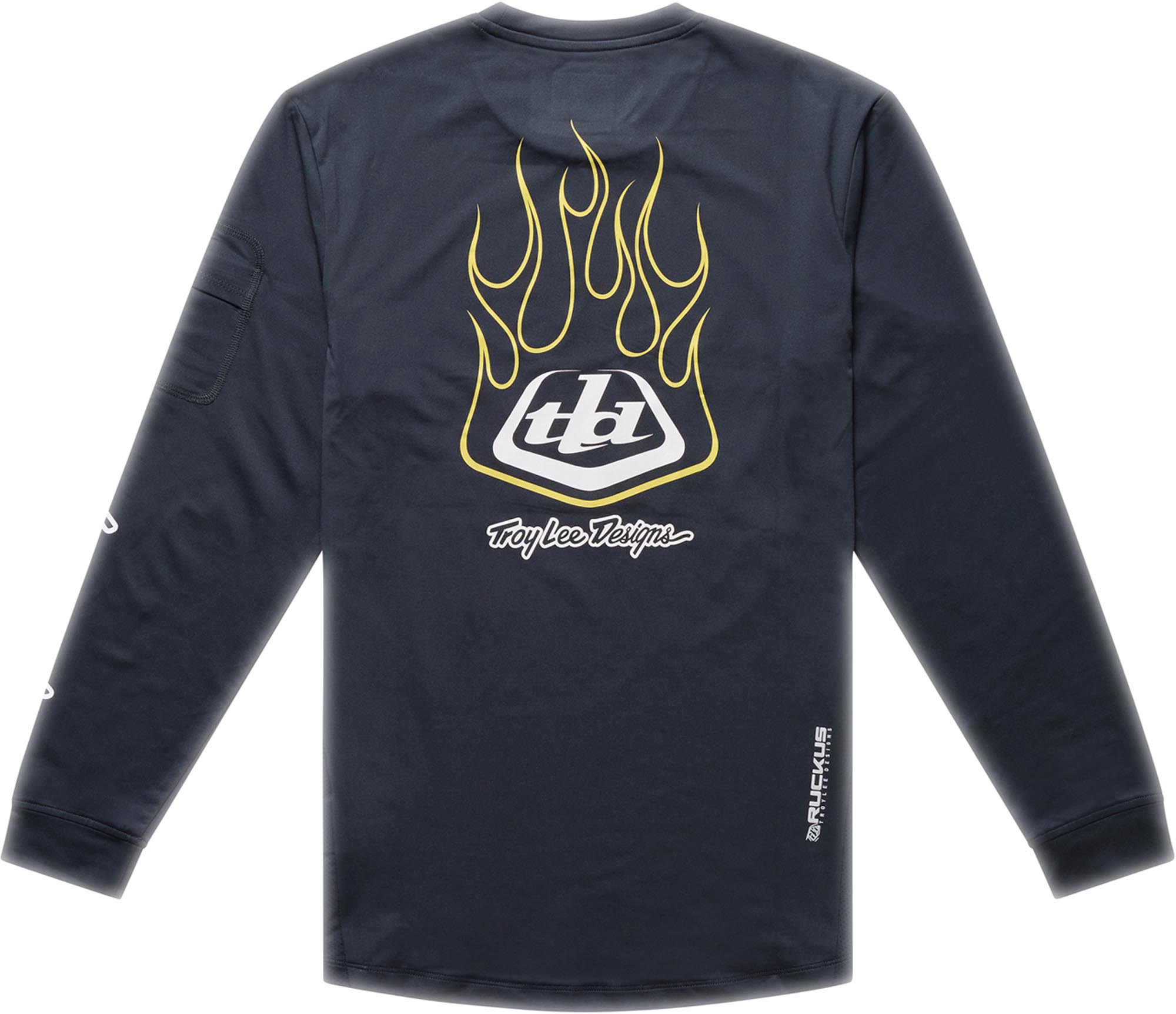 Side view of Troy Lee Designs Ruckus Ride Pressed Youth Bicycle Jersey