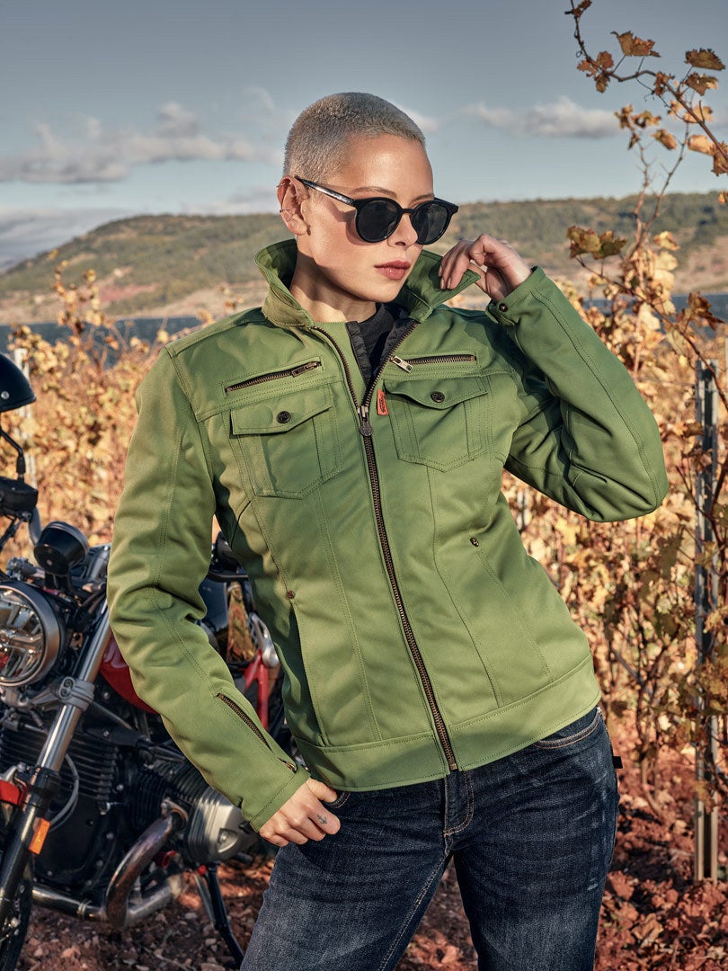 Segura Patrol Damen Motorrad Textiljacke khaki 44 Abbildung 2