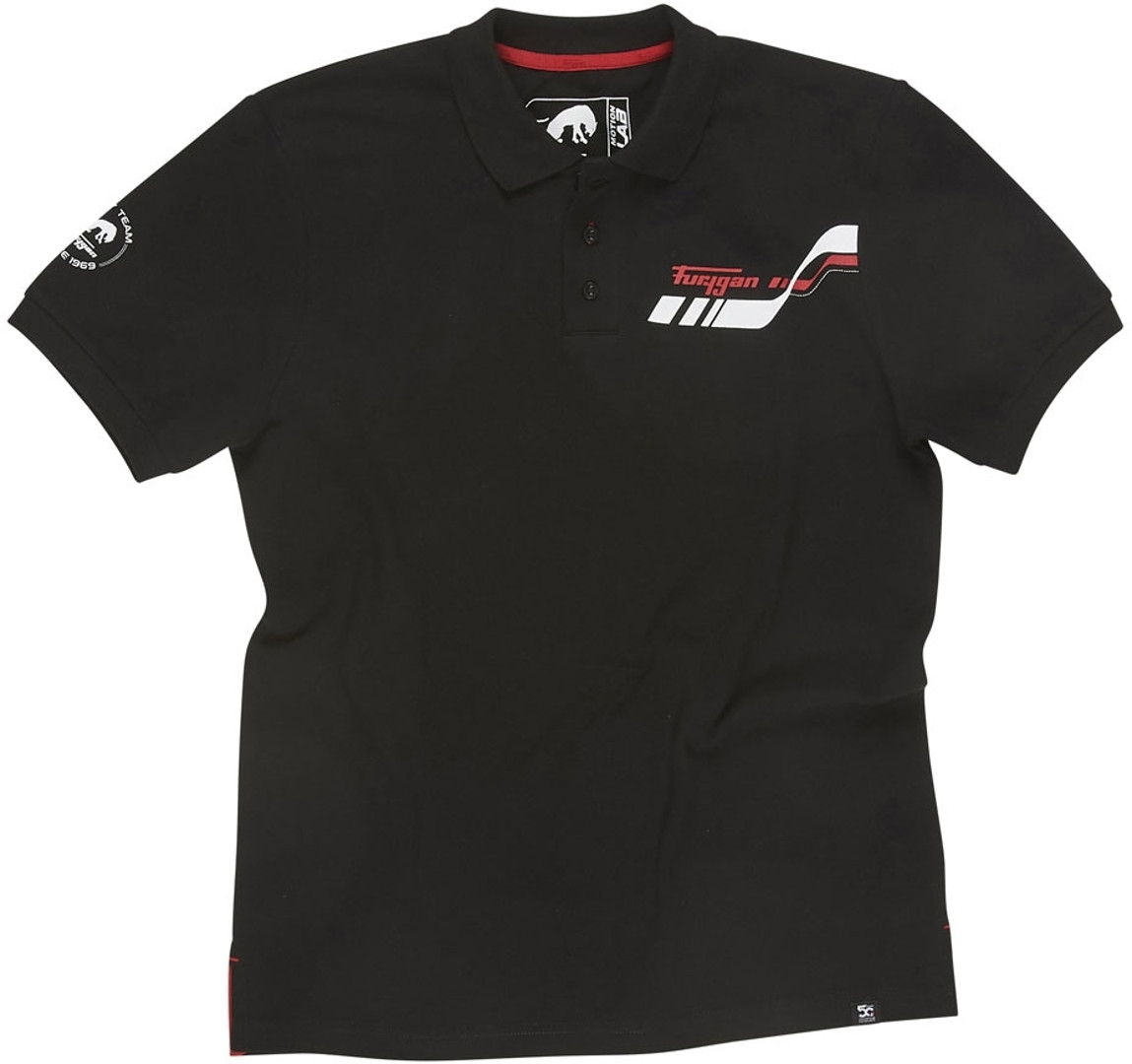 Furygan X-Wings Tricou Polo negru XL Figura 1