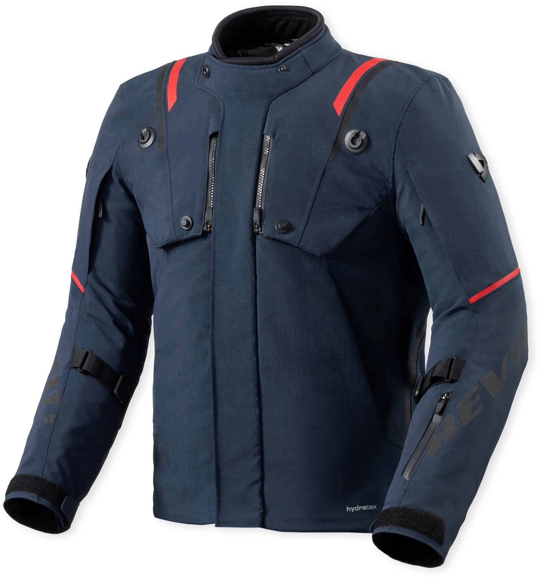 Revit Fractal H2O waterproof Motorcycle Textile Jacket dark blue L Figure 1