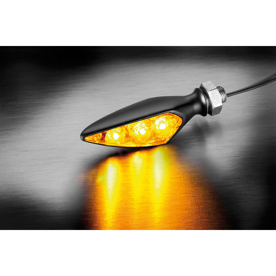 Kellermann Indicator Rhombus S Dark, black, tinted glass Front Right / Rear Left Figure 2