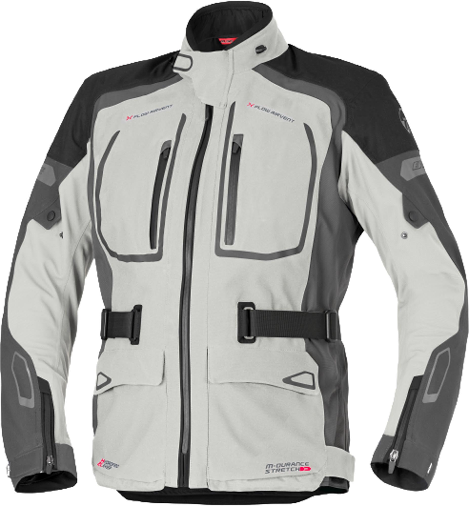 Büse Riva Lite Motorrad Textiljacke hellgrau 52 Abbildung 1