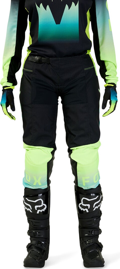 FOX 180 Flora Motocross Bukser til damer sort/grøn 16 Figur 3