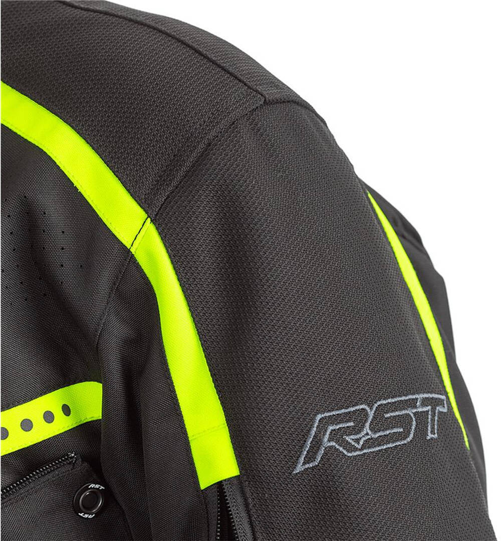 RST Maverick Motorfiets textiel jas zwart/neon 3XL Figuur 3