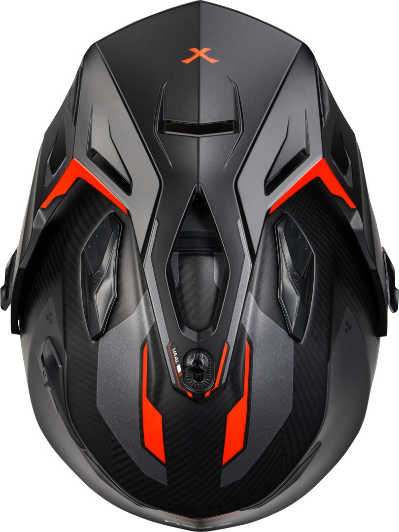 Nexx X.Wed 2 Vaal Carbon Cască Negru/Gri/Roșu XL (61/62) Figura 2