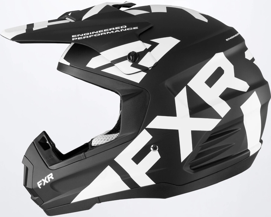 FXR Torque Team Snescooterhjelm Sort/hvid M (57/58) Figur 2