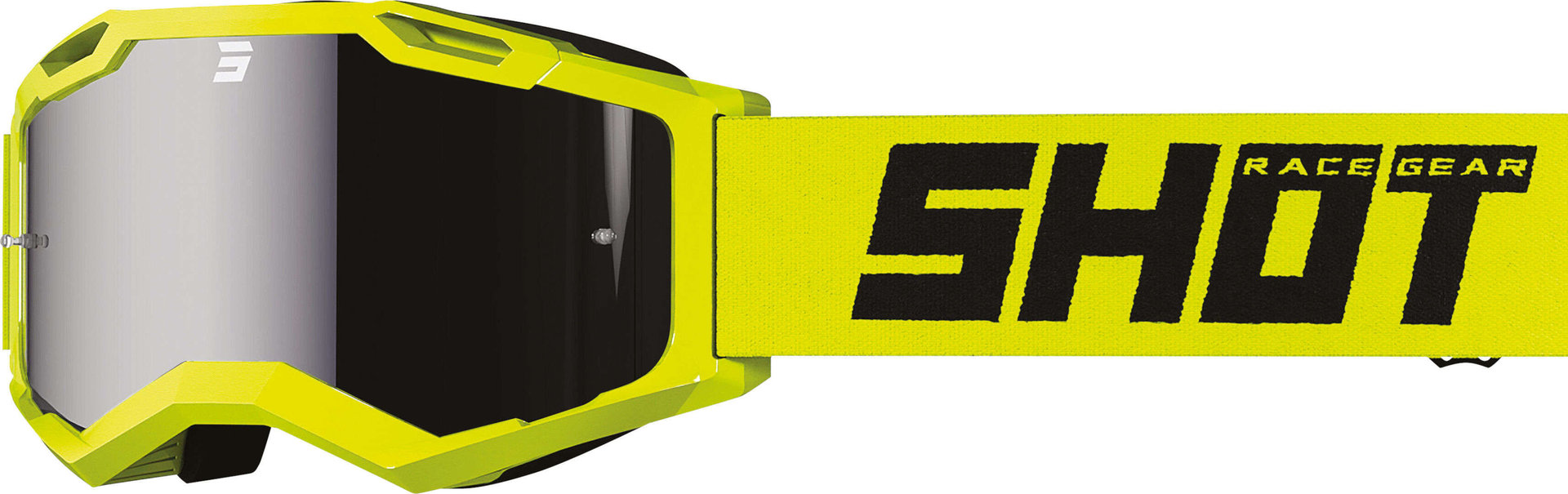 Shot Assault 2.0 Solid Ochelari de motocross galben/negru O soluție universală Figura 1