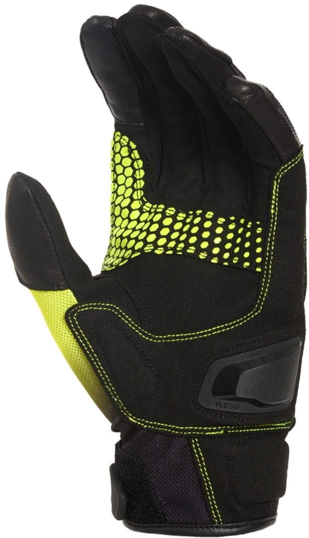 Macna Jugo Motorrad Handschuhe schwarz/blau/gelb M Abbildung 2