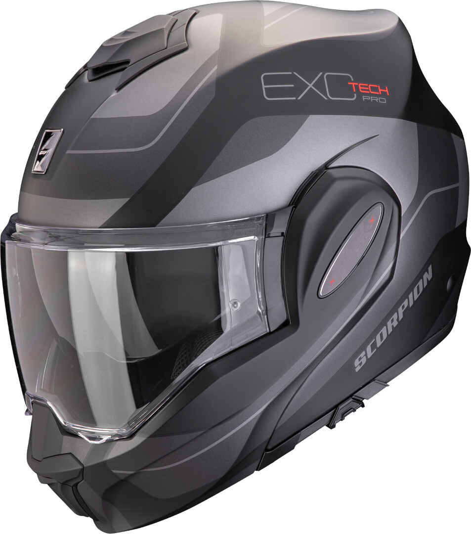 Scorpion Exo-Tech Evo Pro Commuta Casco negro mate/plateado L (58/59) Figura 1