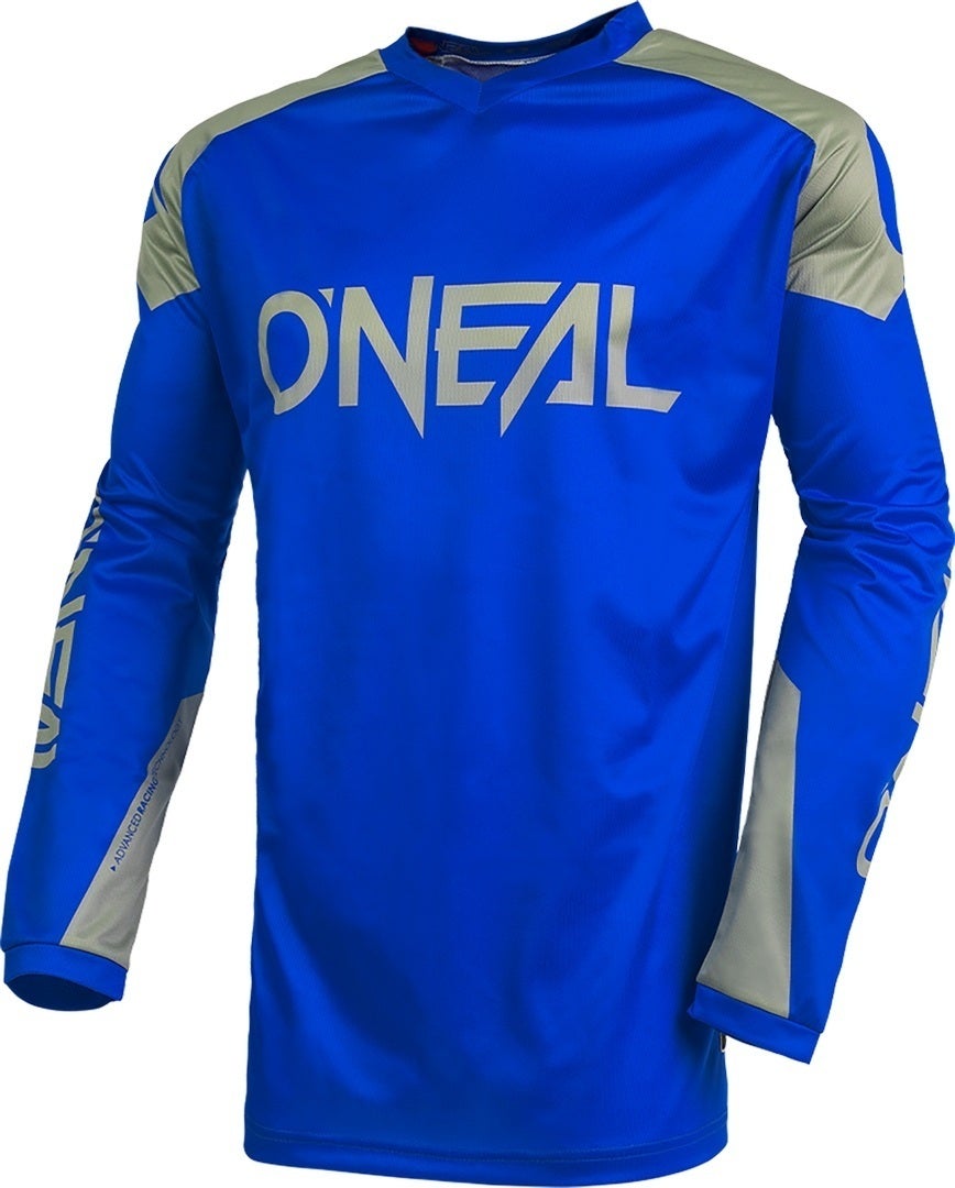 Oneal Matrix Ridewear Maillot motocross bleu/gris XXL Figure 1