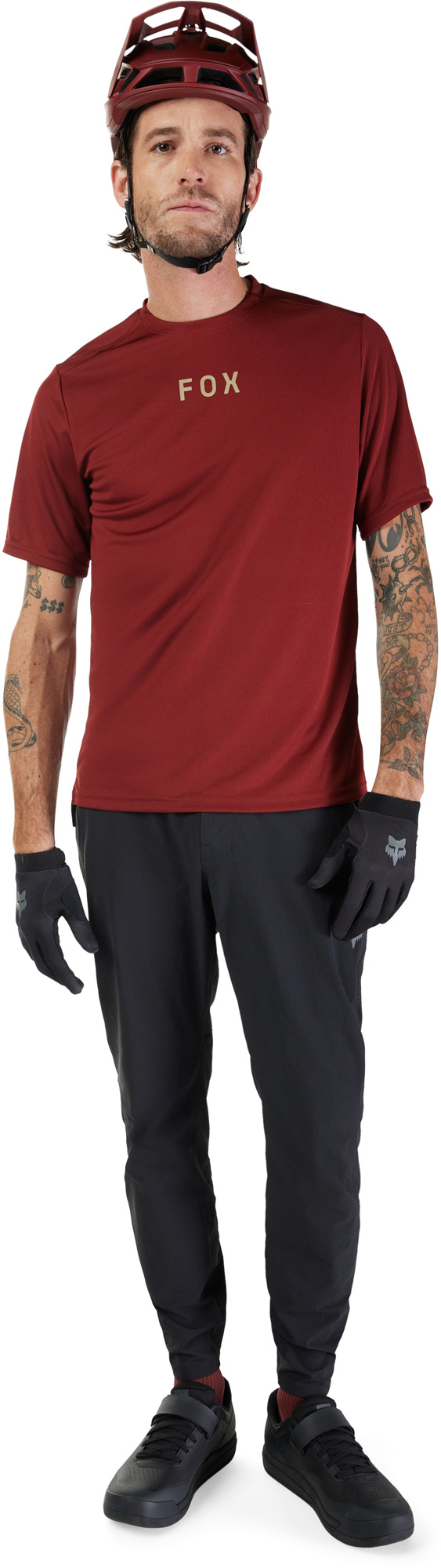 FOX Ranger Wordmark Bicycle Jersey red XL Figure 7