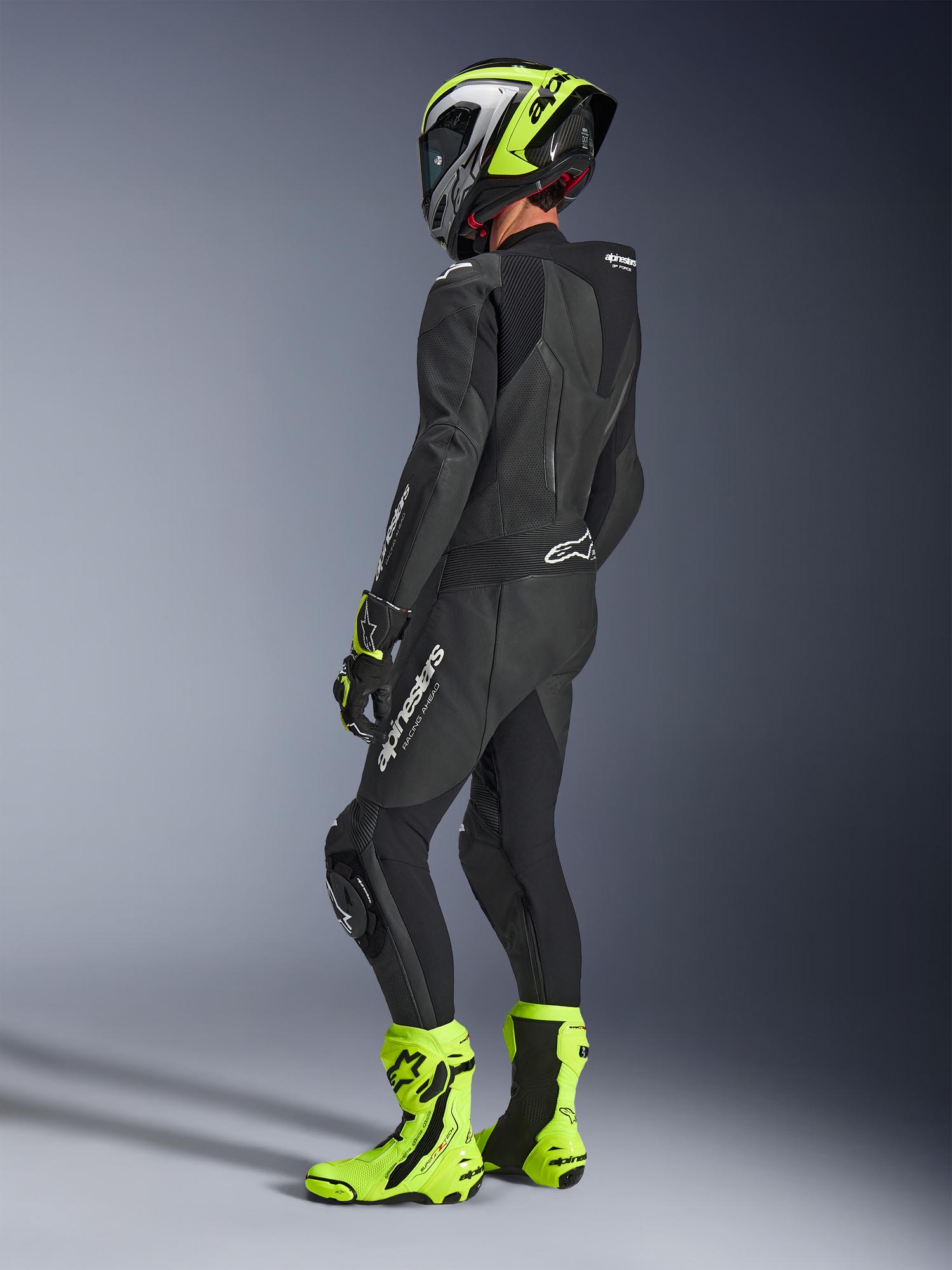 Alpinestars GP Force V2 Eendelig Motorfietsleren pak Zwart 64 Figuur 14