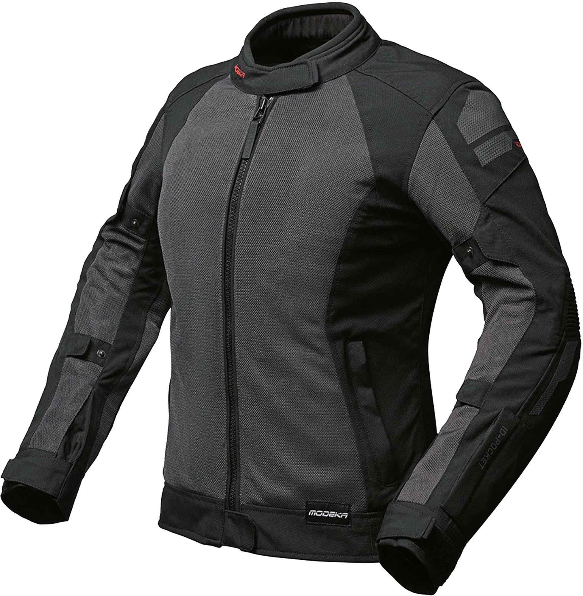 Modeka Khao Air II Jachetă textilă impermeabilă pentru motociclete gri închis/negru 48 Figura 1