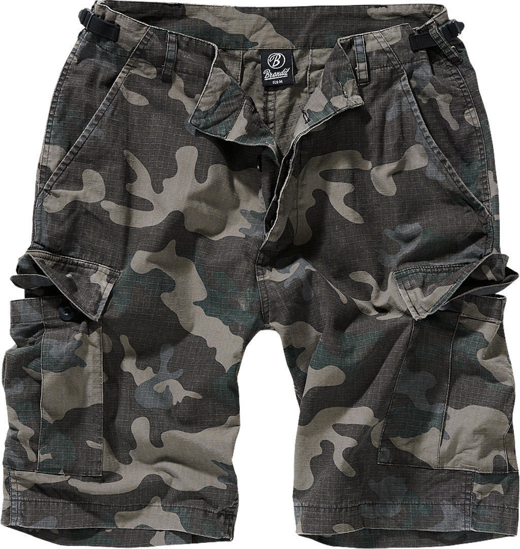 Brandit Men's Dark Camouflage Bdu Ripstop Shorts