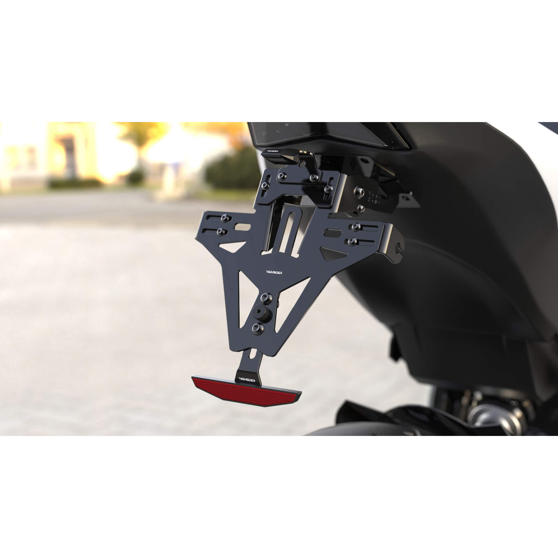 Highsider Black Akron-Rs Pro License Plate Universal