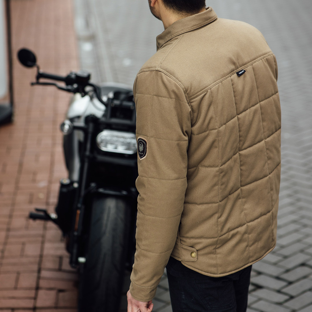 Merlin Codsall Baffle Riding Motorrad Textiljacke braun M Abbildung 2