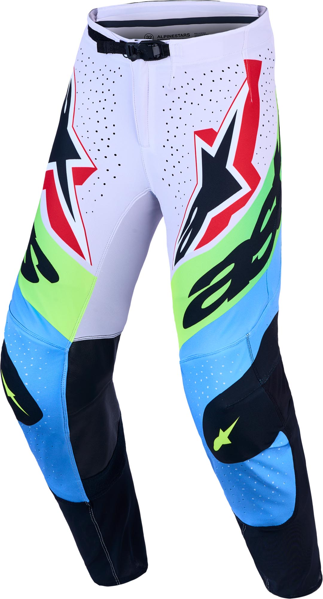 Alpinestars Supertech Dyna Motocross Pants purple/black/green 34 Figure 1