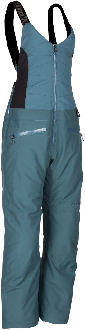 Klim Allure Dámské Snowmobile Bib Kalhoty modrá/černá Short M Obrázek 3