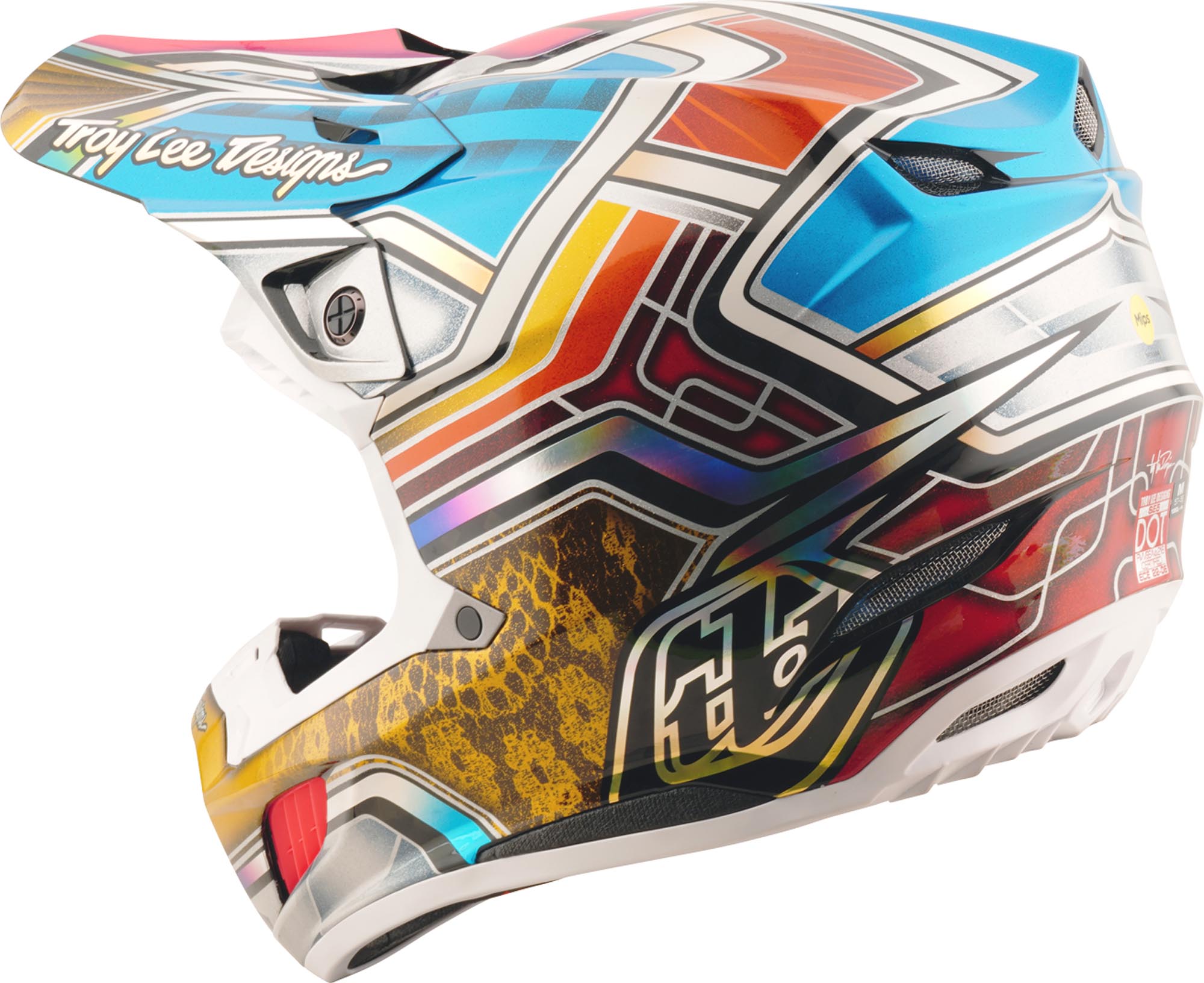 Troy Lee Designs SE5 Carbon Lowrider MIPS Motocross Helm M Abbildung 3