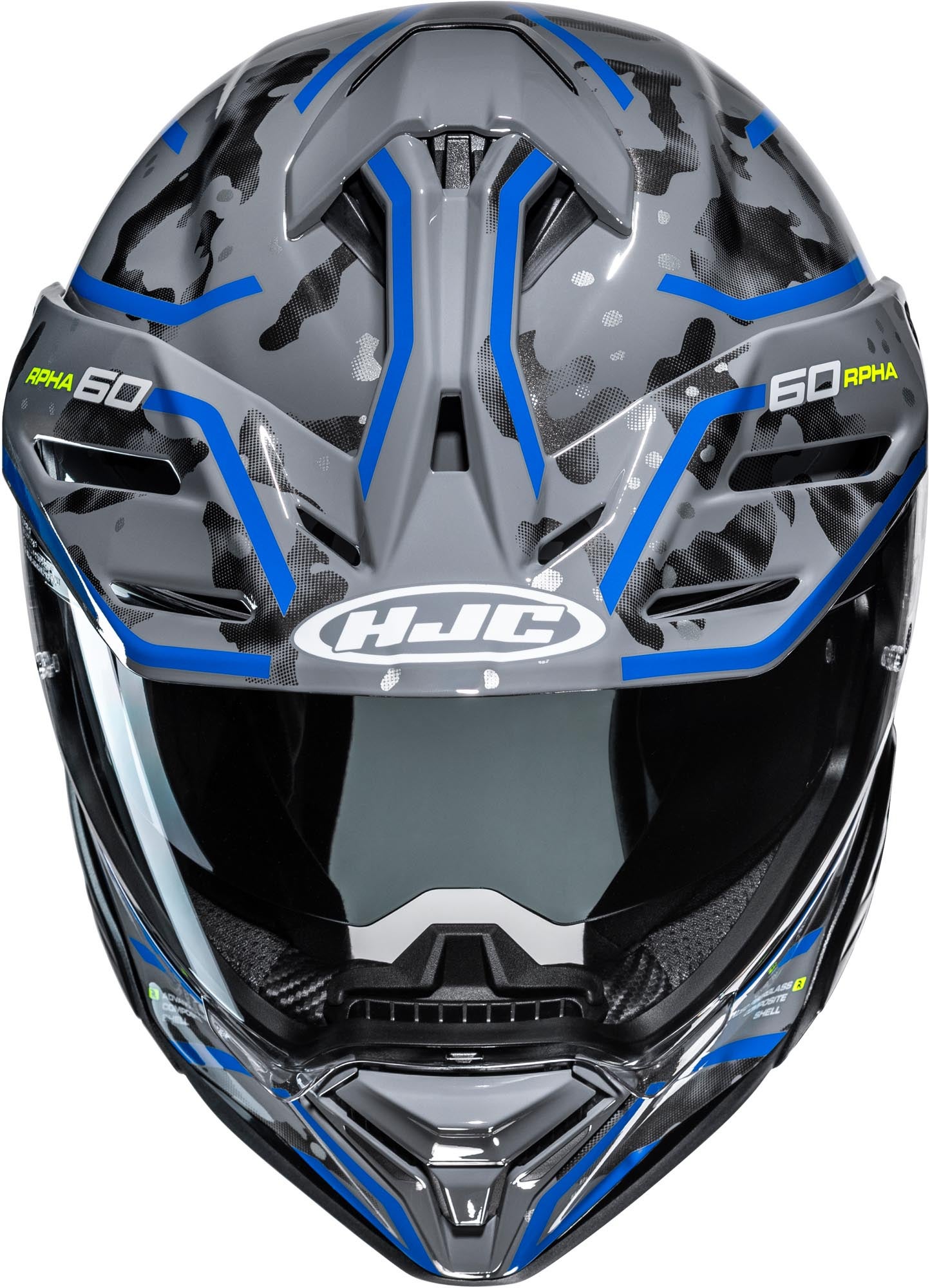 HJC RPHA 60 Kiva Enduro Helmet grey/blue L (58/59) Figure 4