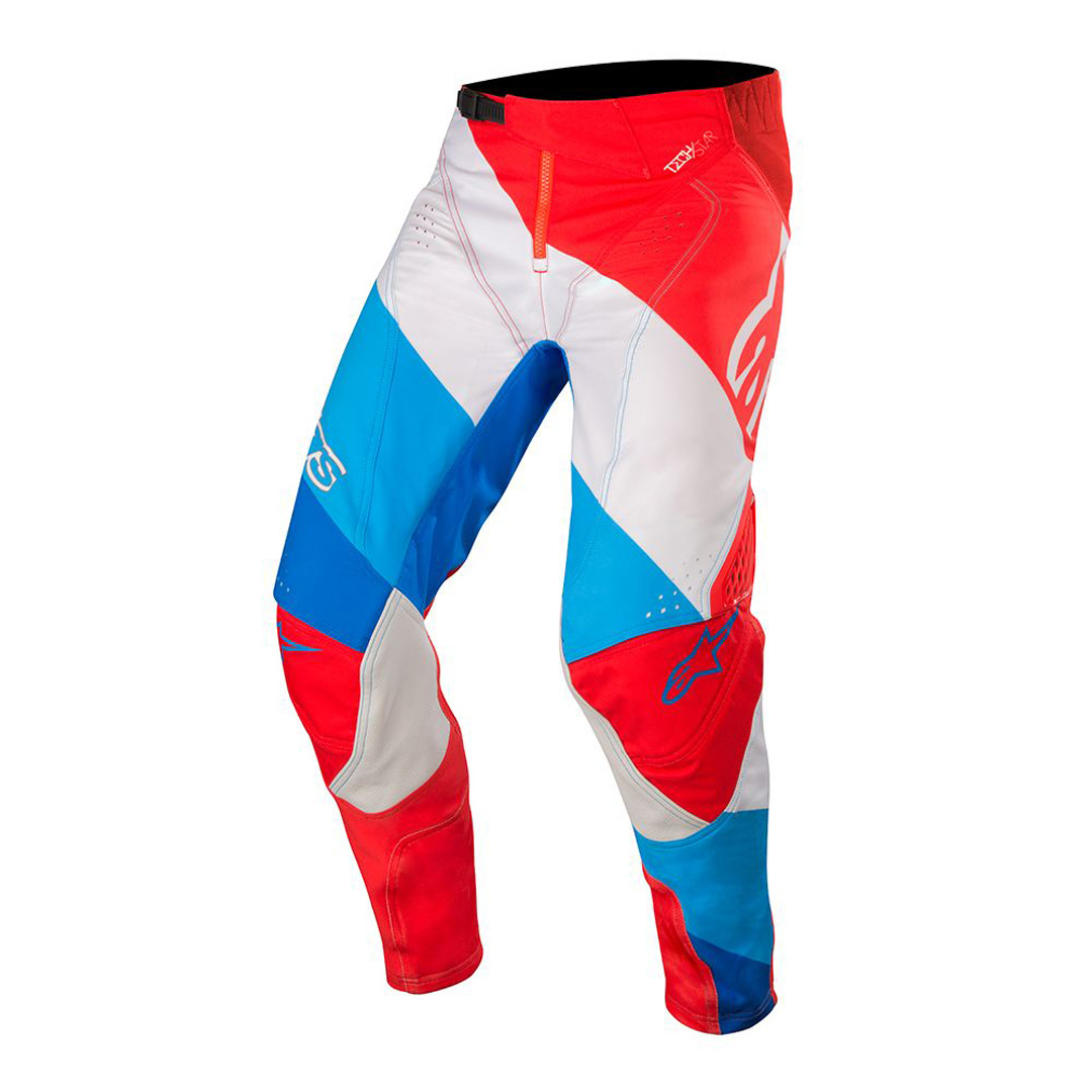 Alpinestars Techstar Venom Motocross Pants 2018 red/blue 40 Figure 1