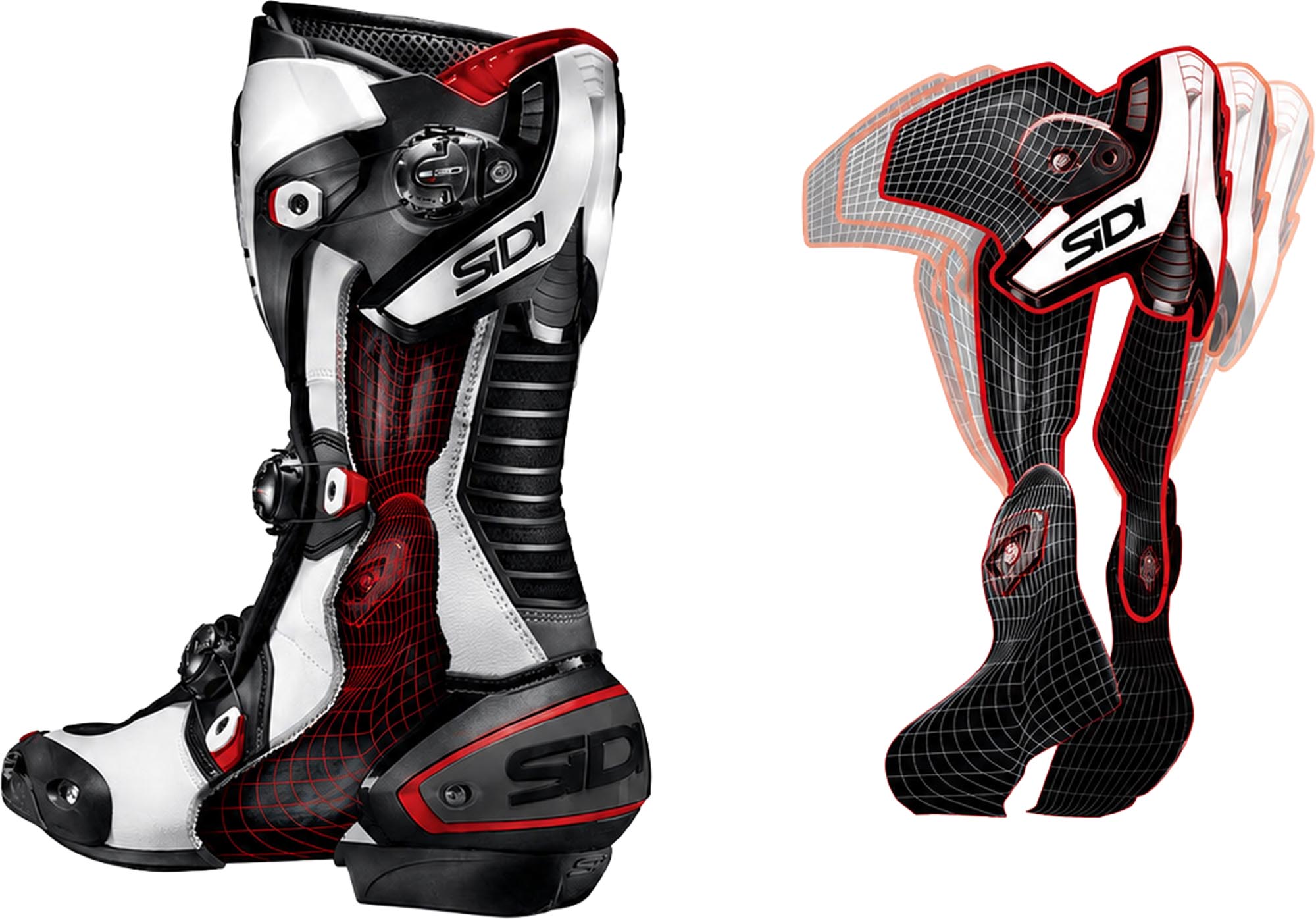Sidi Mag-1 Motorcycle Boots white/black 40 Figure 5