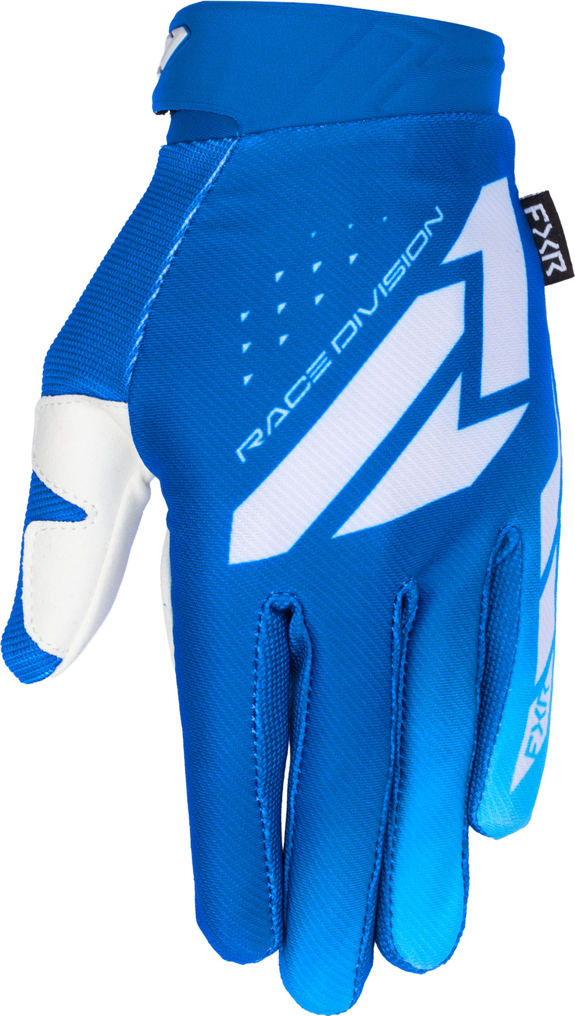 FXR Reflex Mănuși de motocross Albastru/Alb S Figura 1