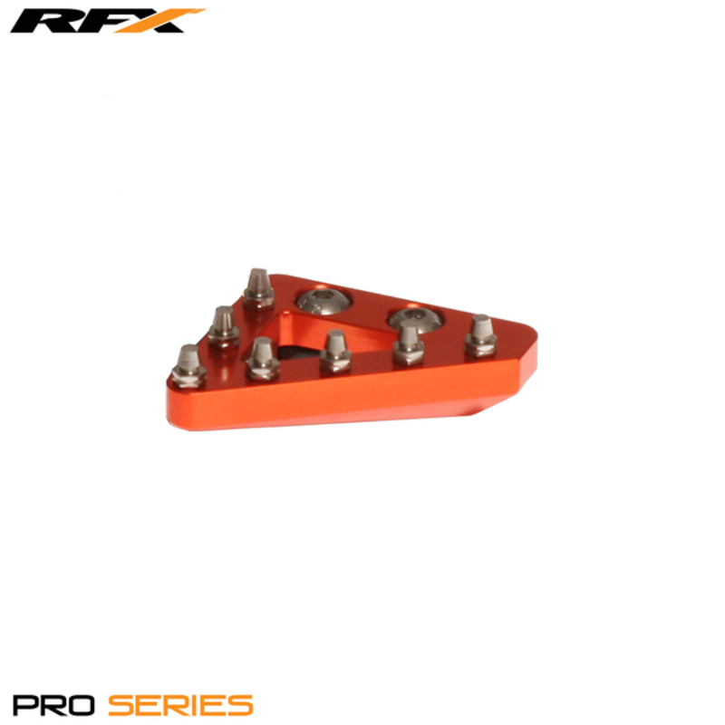 RFX Pro Rear Brake Lever CNC Solid Replacement Tip (Naranja)