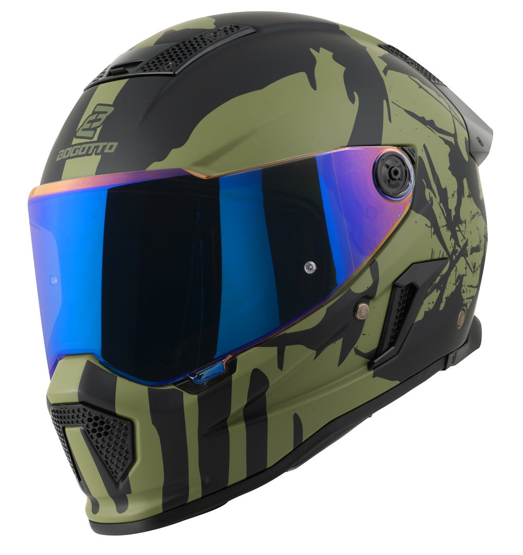 Bogotto Rapto Demon Hjelm grøn mat XS (53/54) Figur 11