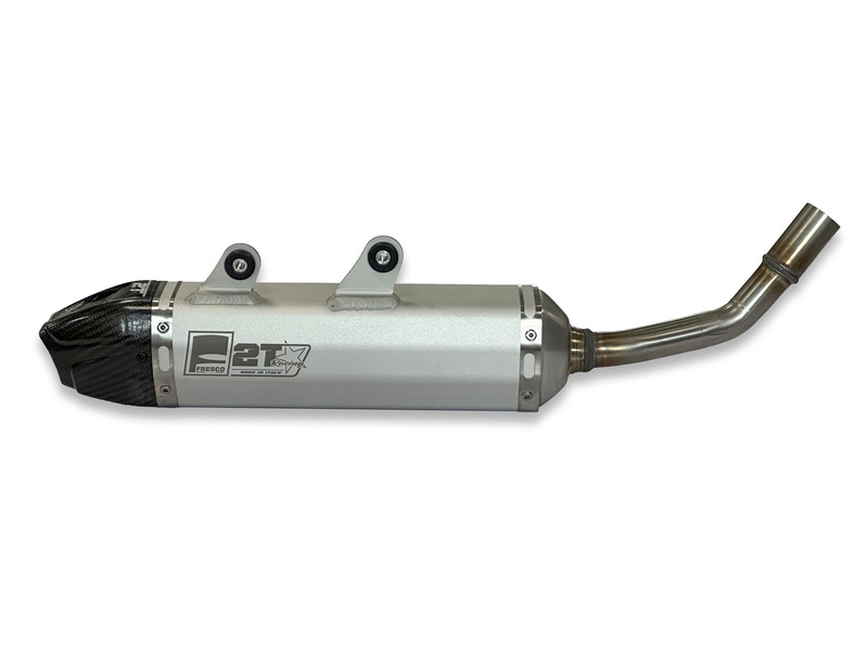 Fresco Carby Muffler White Aluminium/Carbon End Cap Figure 5