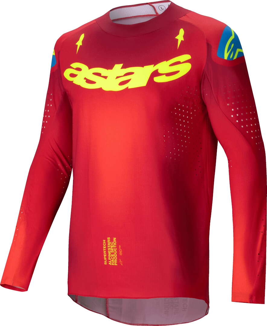 Alpinestars Supertech Maker Motocross Jersey red/yellow L Figure 1
