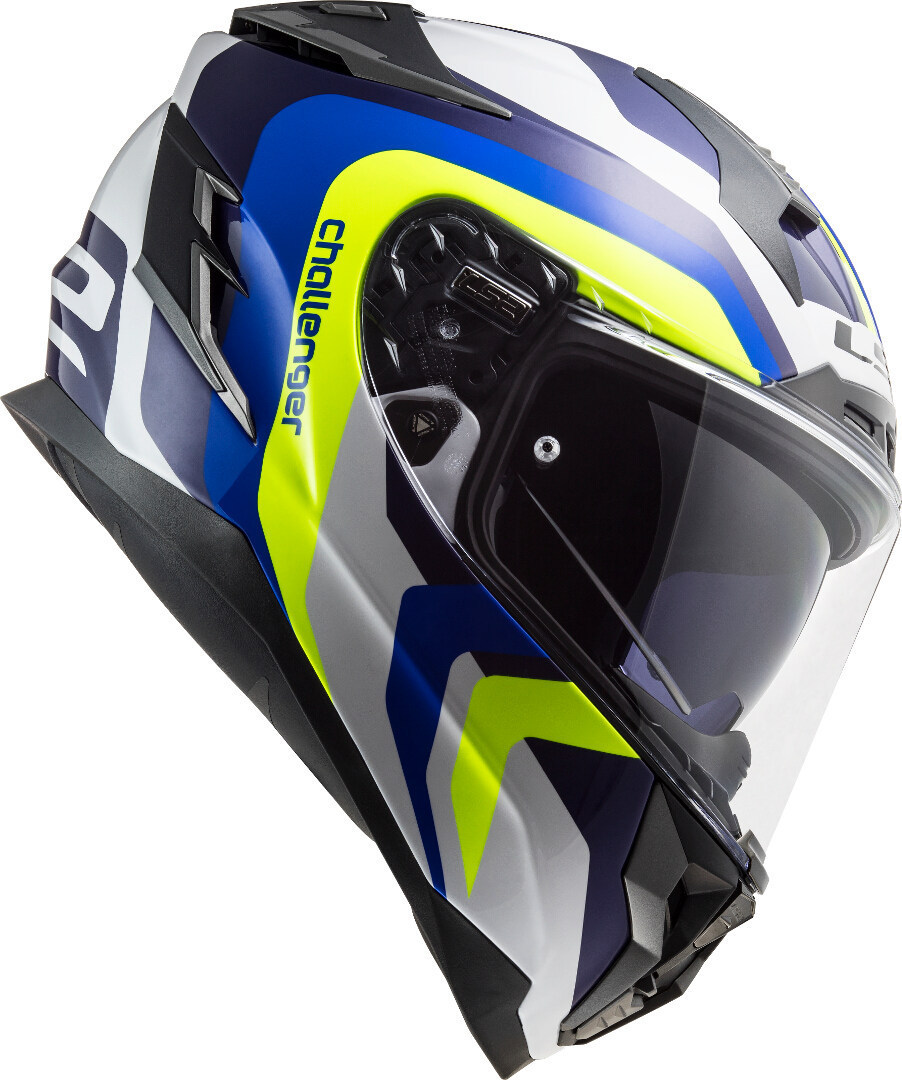 LS2 FF327 Challenger Galactic Helmet white/yellow/blue S (55/56) Figure 11