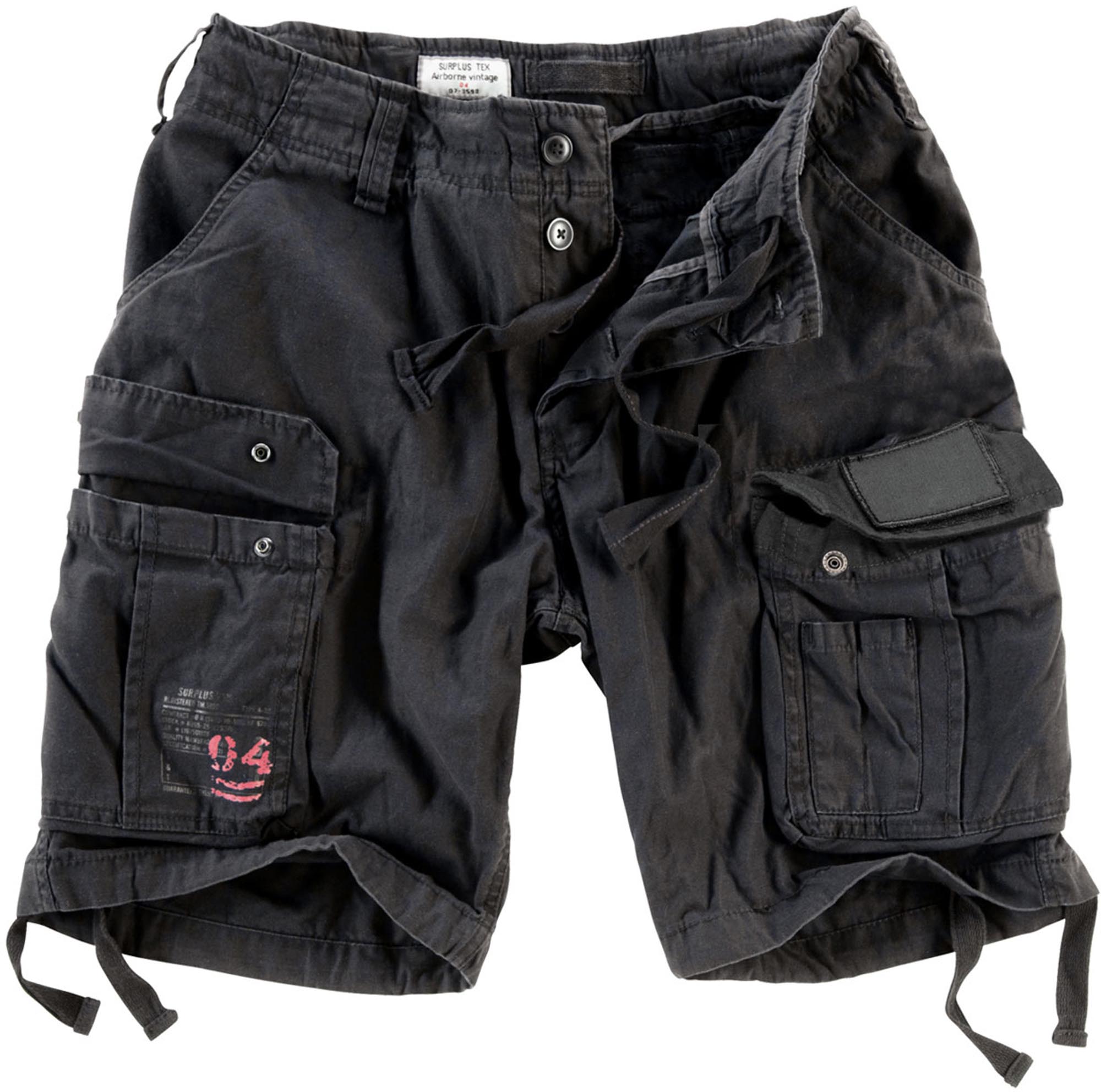 Surplus Airborne Vintage Patch Shorts schwarz M Abbildung 3