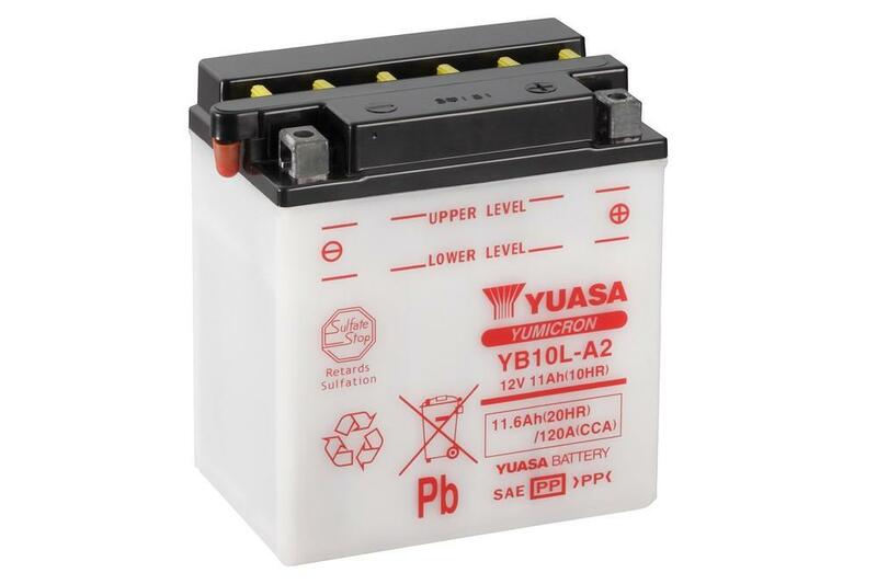 YUASA YB10L-A2 Baterie fără pachet acid Figura 1