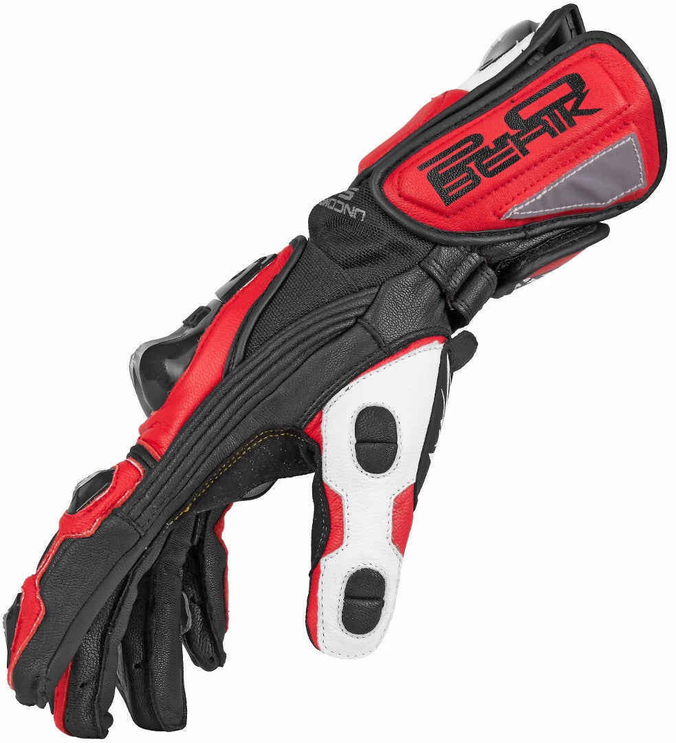 Berik MIsano Motorradhandschuhe schwarz/rot/weiß 3XL Abbildung 2